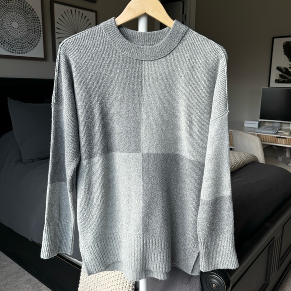 Abercrombie & Fitch Sweater in Light Grey, Mottled Grey - Picture 3 of 7